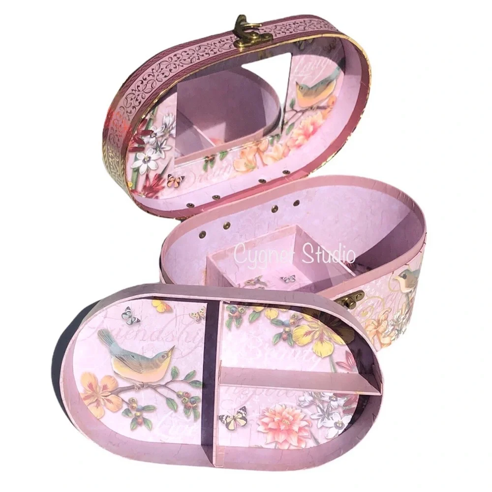 Pooch & Sweetheart Inspirational Bird Garden Vanity Case Jewelry Box (67383)